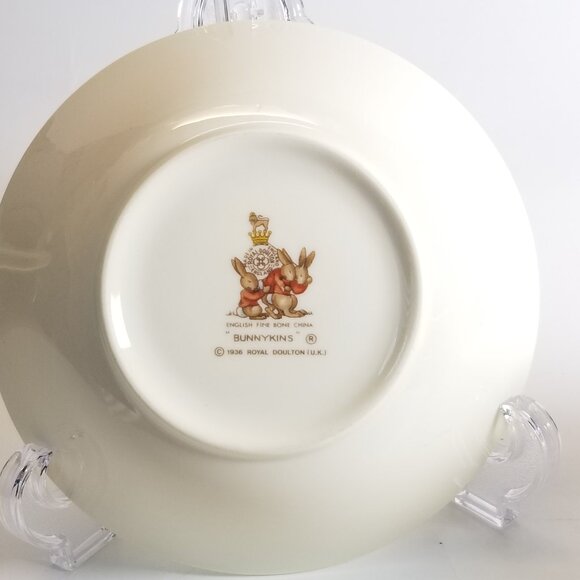 Bunnykins Children’s 3-Pcs Dish Set Bone China Royal Doulton England Collectable - Picture 10 of 16